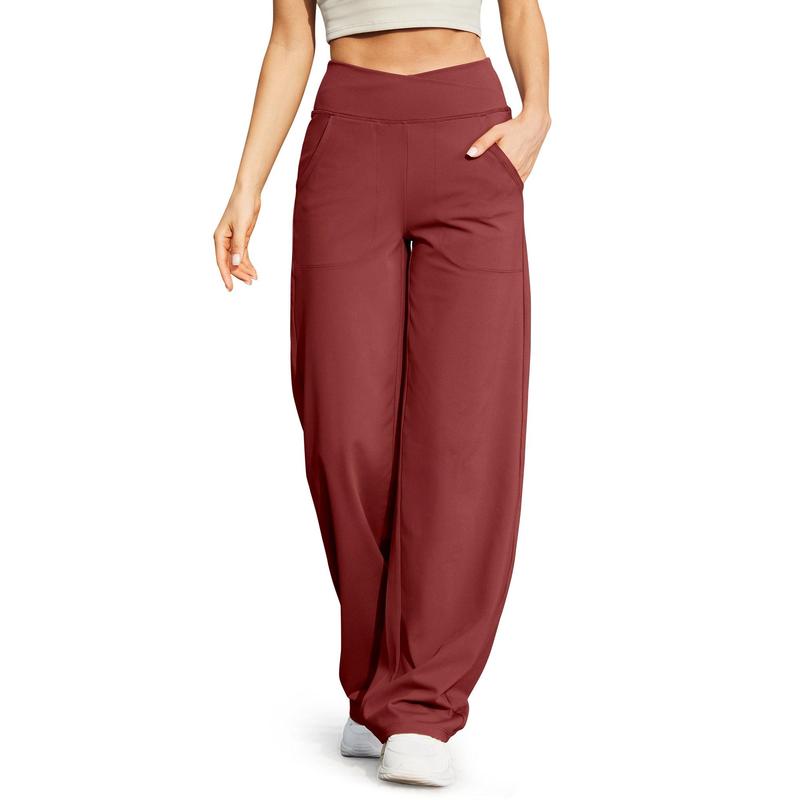 Vibecurve® Wide Leg Pants for Women Loose Yoga Pants with Pockets