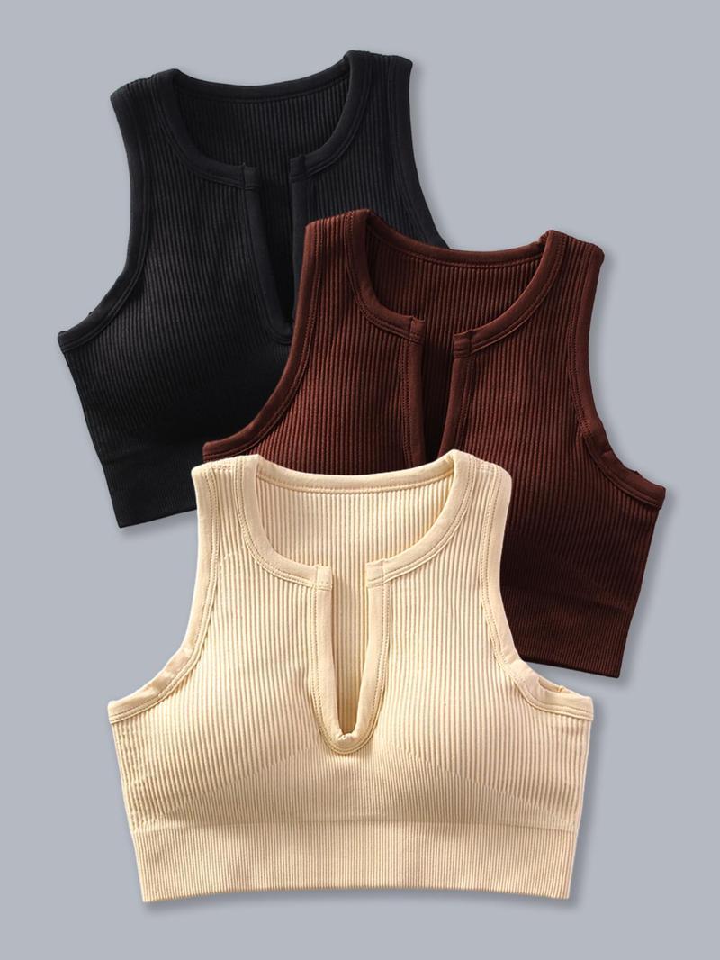 Vibecurve® Women's Ribbed Yoga Sports Tank Top