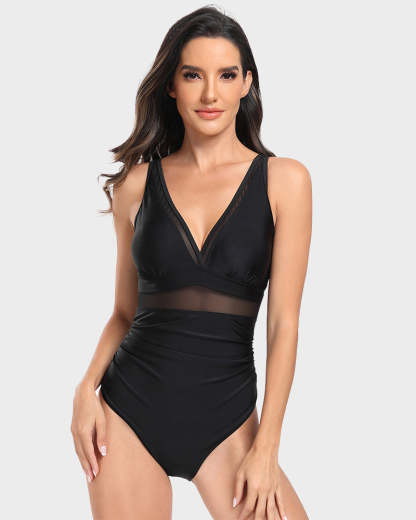 Vibecurve® Sexy Mesh Tummy Control Swimsuit