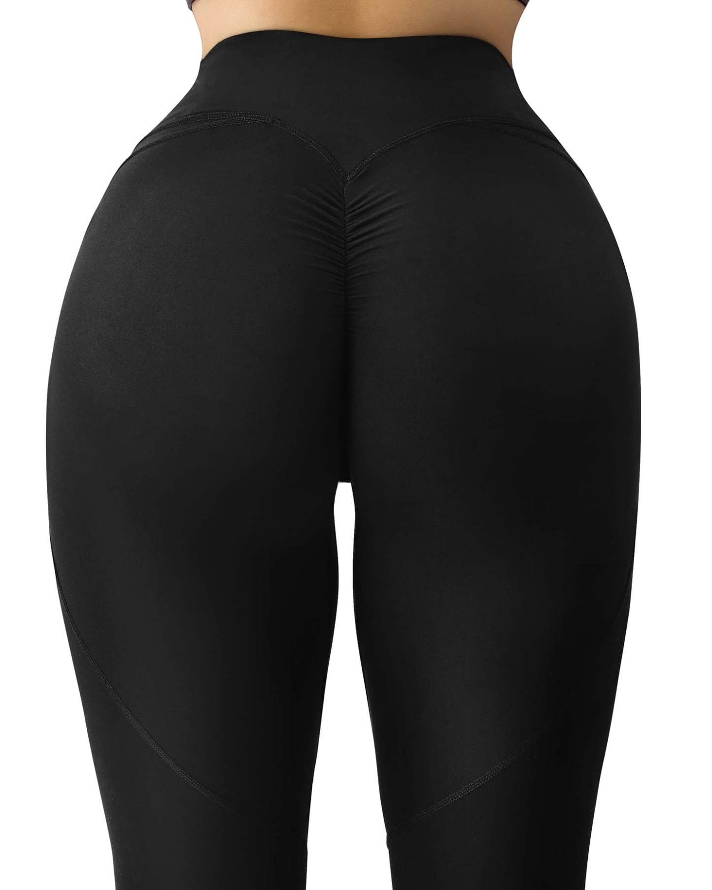 Vibecurve® Women's V Cross Waist Tight Hip Lift Leggings High Waist Yoga Pants
