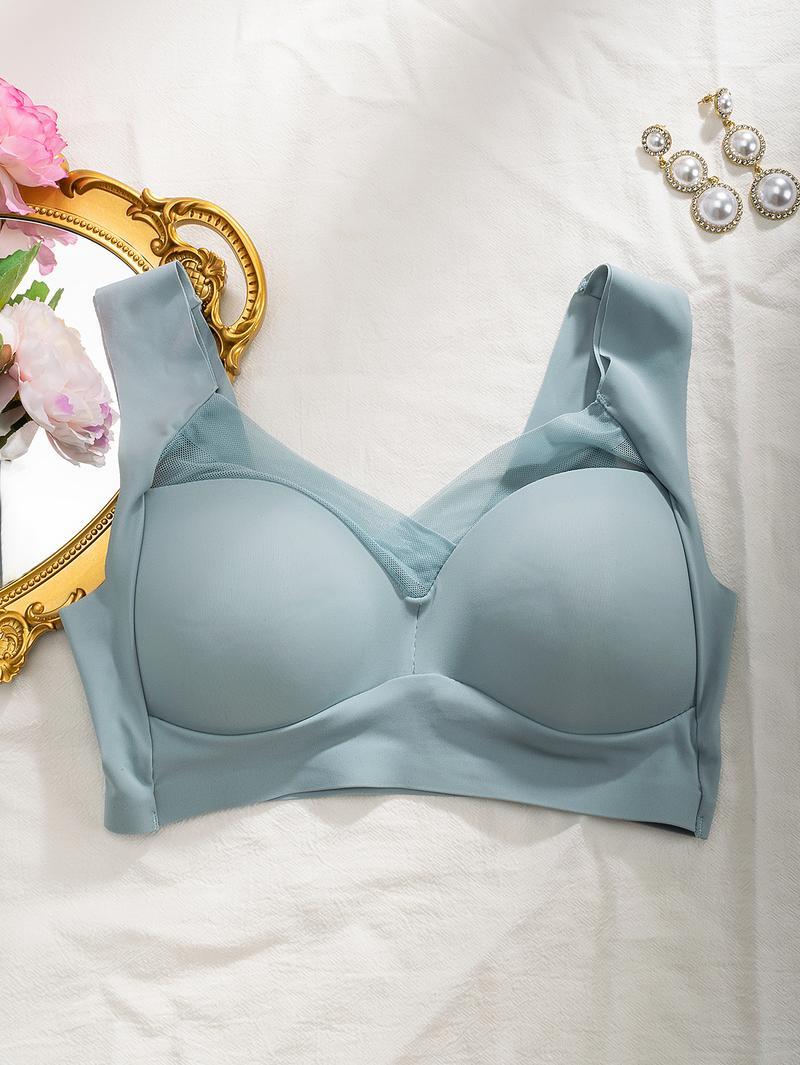 【5counts】Vibecurve® Seamless wireless push up bra backless no show invisible for women Minimalist Womenswear