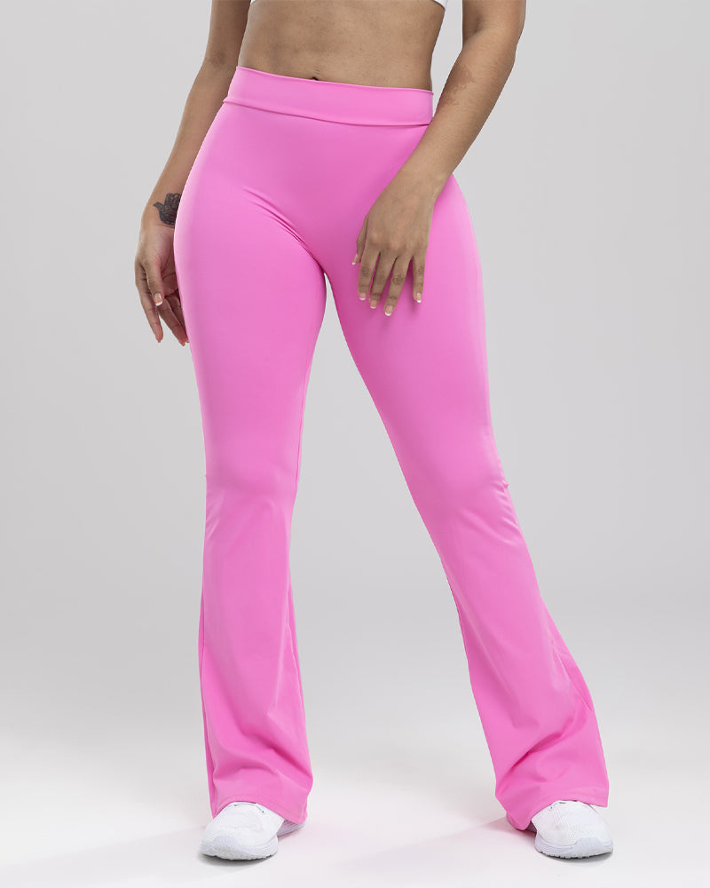 Vibecurve® Women's Deep V Back Fitness Legging Squat Proof Flared Yoga Pants