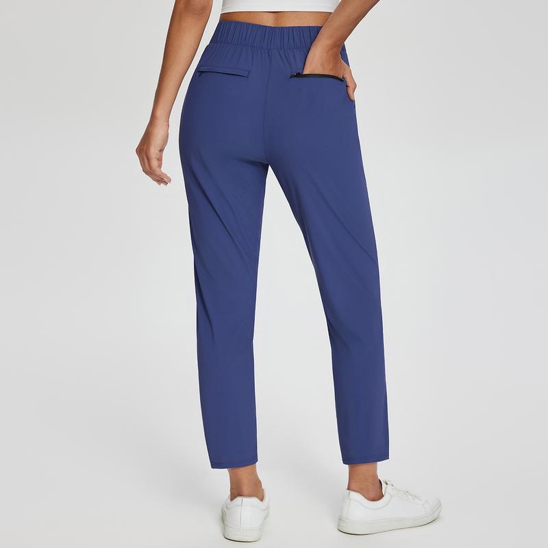 Vibecurve®High Waist Elastic Zip Pocket Lounge Pants