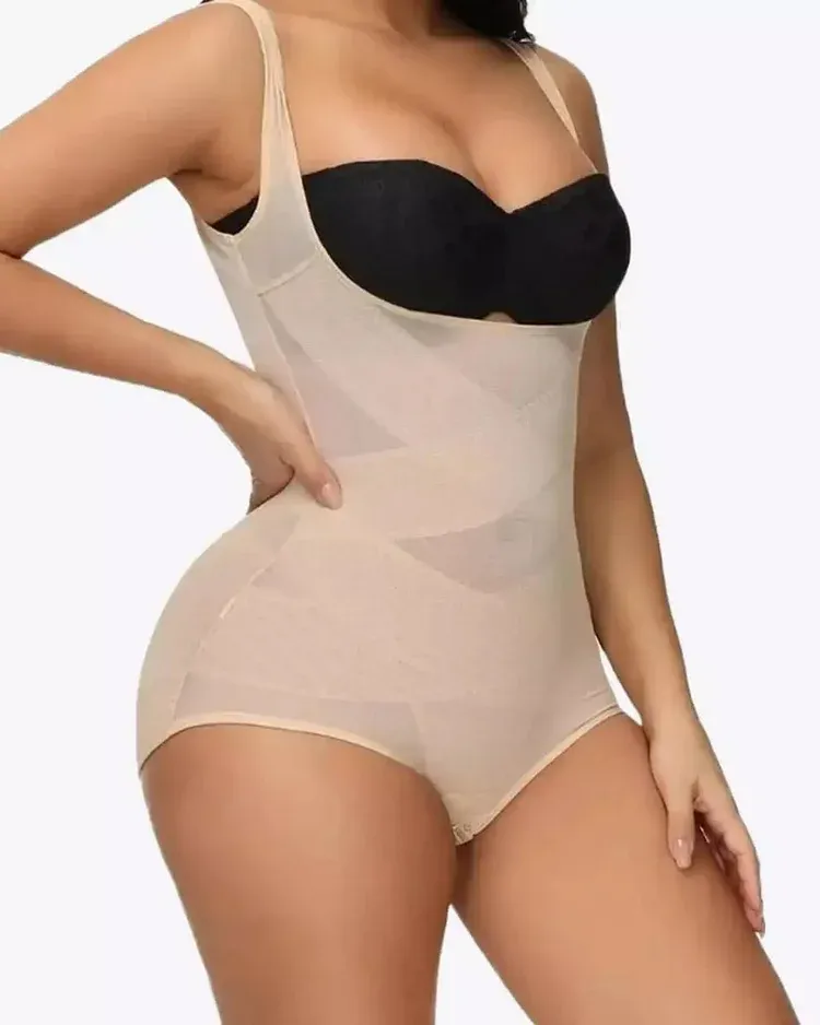 Mesh Tummy Tuck Body Triangle Shapewear