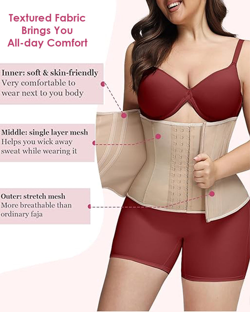 Vibecurve® Zip & Breasted Body Shaper Tank Top Waist Trainer
