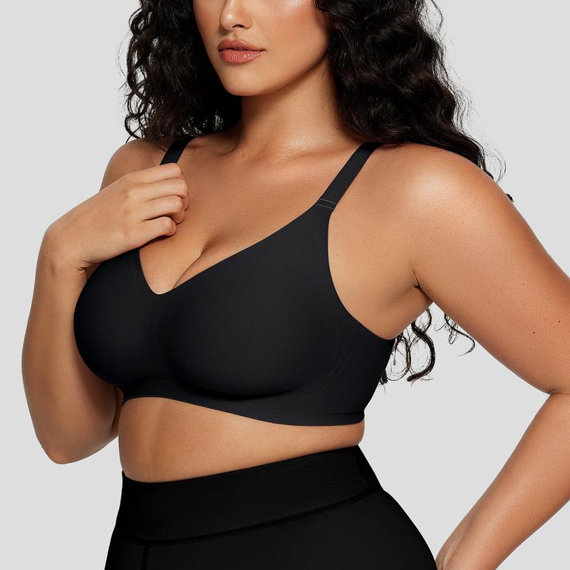 Vibecurve® Women Comfortable Push Up Bras Wireless Seamless Full Coverage Bra 