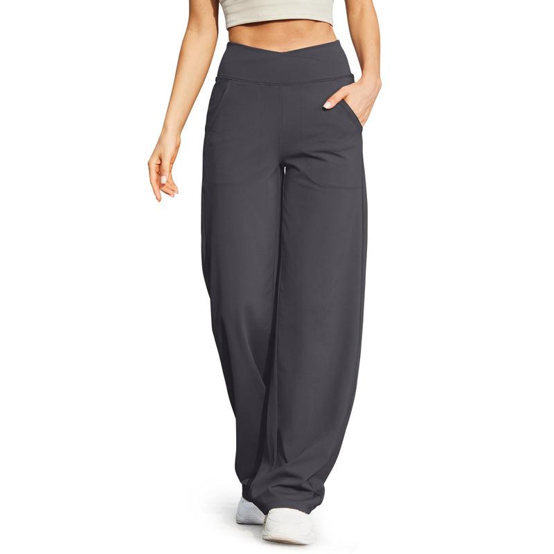 Vibecurve® Wide Leg Pants for Women Loose Yoga Pants with Pockets