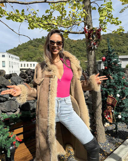 Vibecurve® Ribbed Long Sleeve Half-Zip Shaping Bodysuit