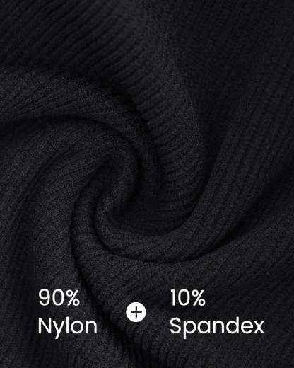 Vibecurve® Ribbed Long Sleeve Half-Zip Shaping Bodysuit