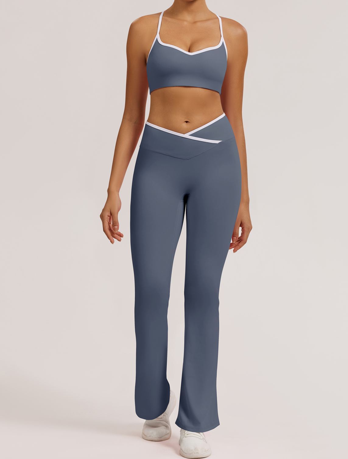 Vibecurve®Contrast Color Hollow Nude Yoga Bra