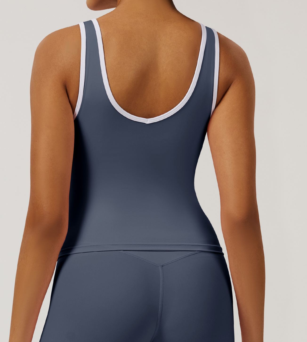 Vibecurve®Contrast Color Hollow Nude Yoga Bra