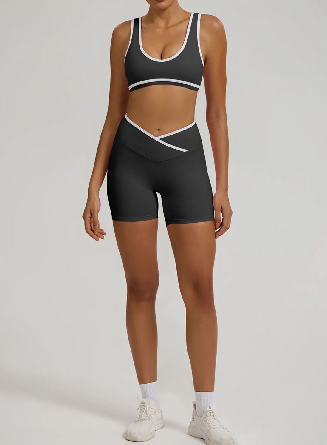 Vibecurve®Contrast Color Hollow Nude Yoga Bra