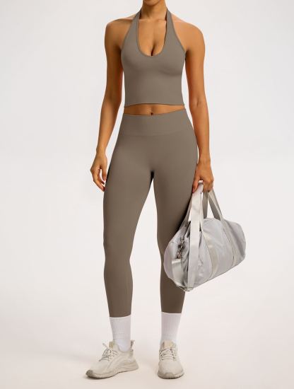 Vibecurve® Breathable Back-Enhancing Halterneck Yoga Bra