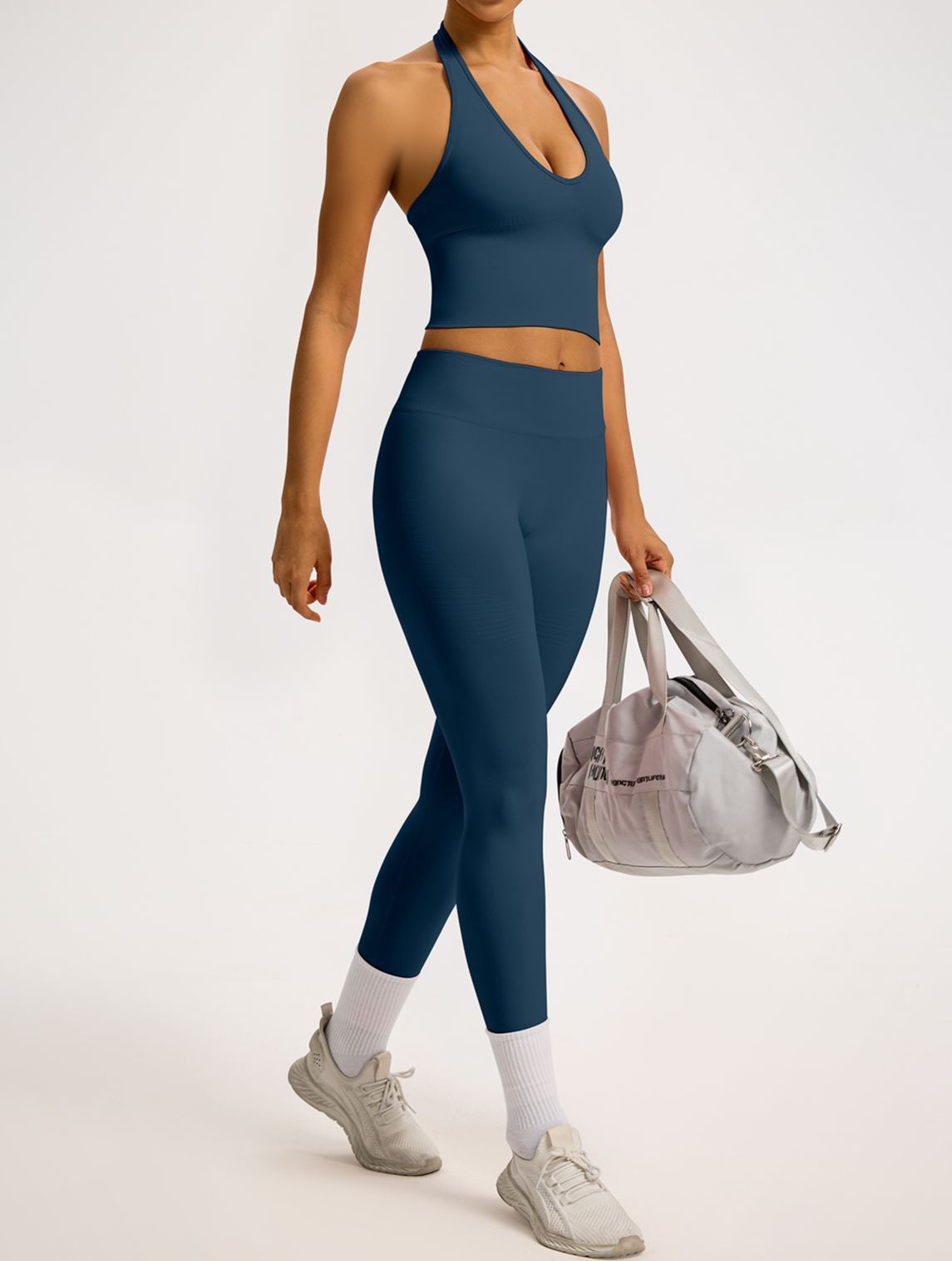 Vibecurve® Breathable Back-Enhancing Halterneck Yoga Bra