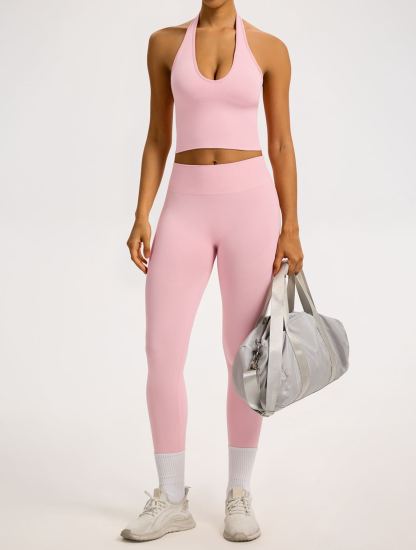 Vibecurve® Breathable Back-Enhancing Halterneck Yoga Bra