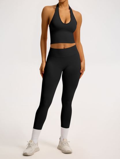 Vibecurve® Breathable Back-Enhancing Halterneck Yoga Bra