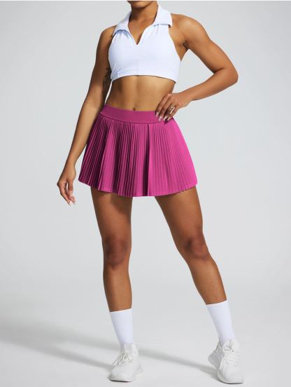 Vibecurve®Casual Pleated Sports Skirt