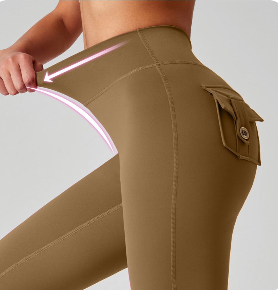 Vibecurve® Cargo High-Waisted Hip-Lifting Yoga Pants