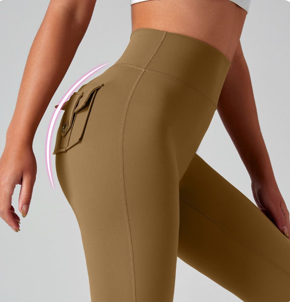 Vibecurve® Cargo High-Waisted Hip-Lifting Yoga Pants