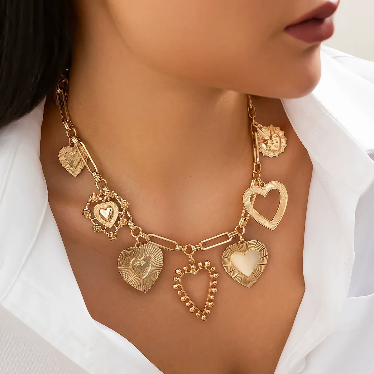 Vibecurve® Love Pendant Clavicle Necklace