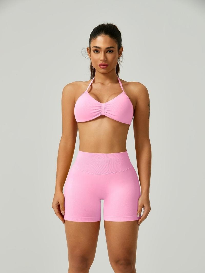 Vibecurve®Women's Sports Bra And Shorts Sportswear Yoga Wear Set