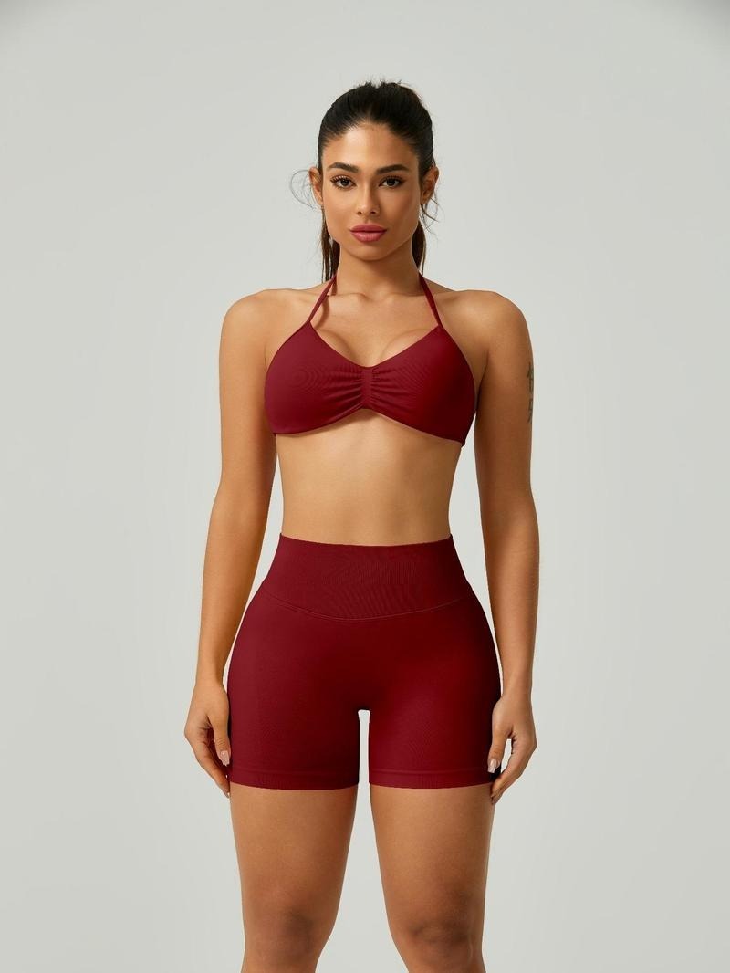 Vibecurve®Women's Sports Bra And Shorts Sportswear Yoga Wear Set