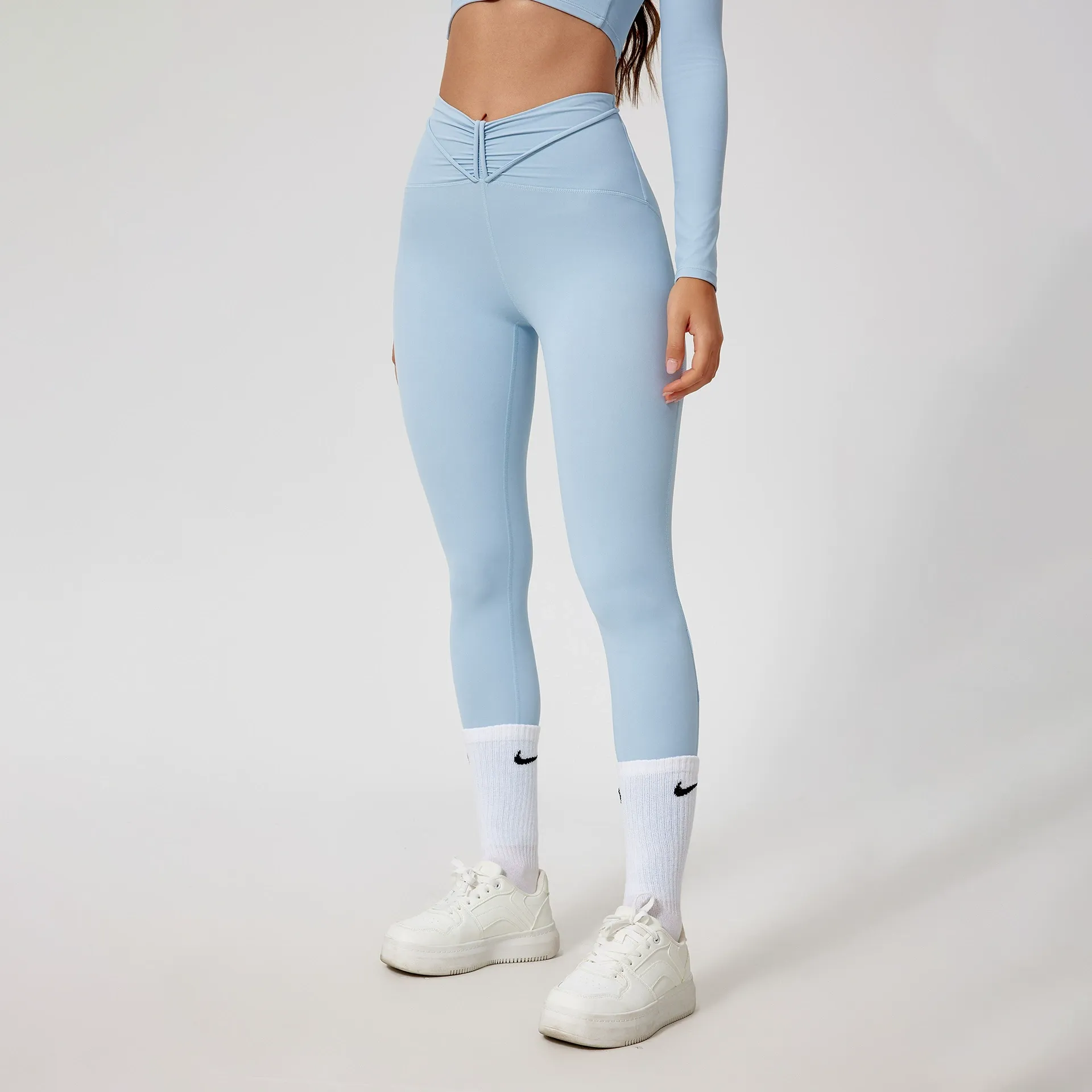 Vibecurve® Sexy High Waist Seamless Nude Yoga Pants