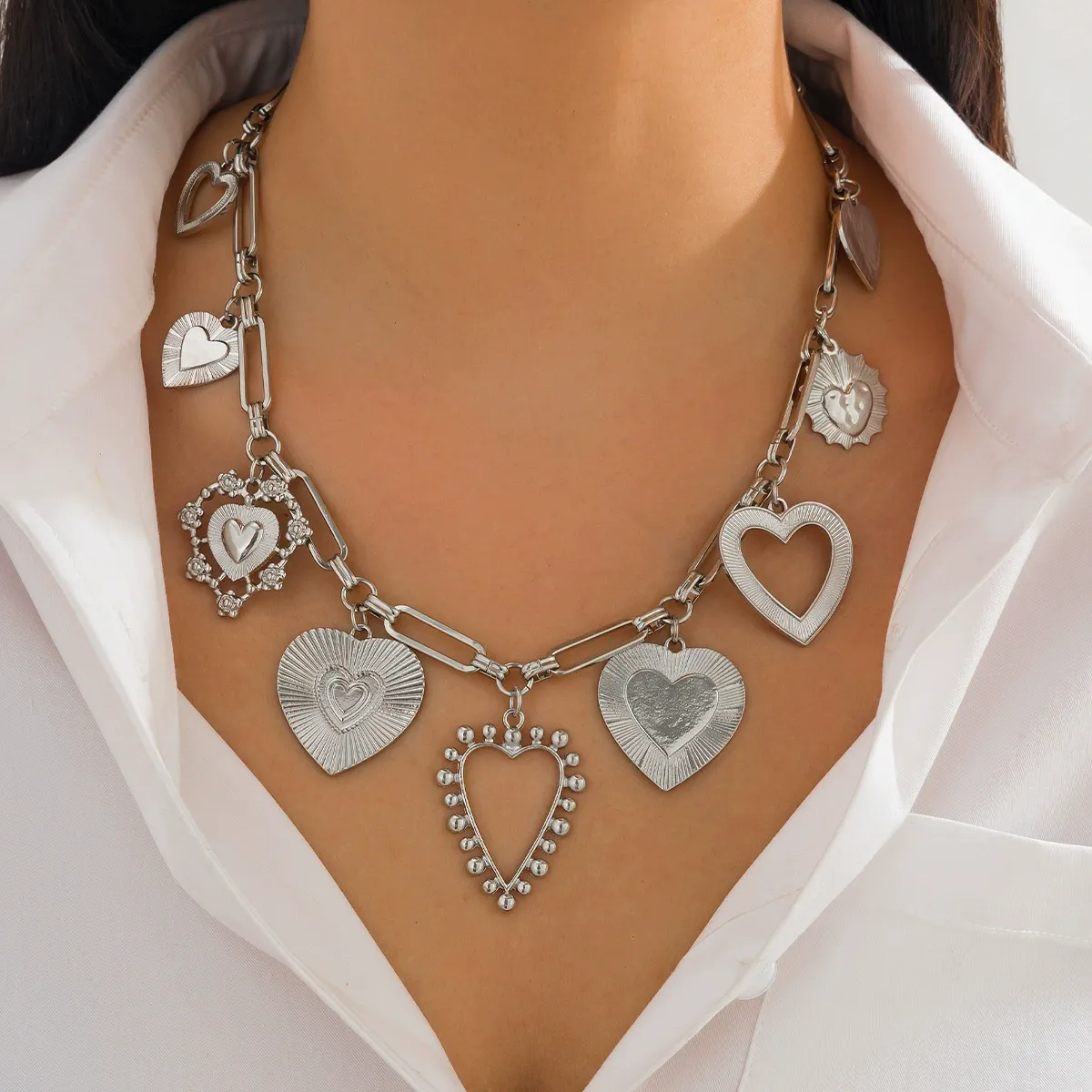 Vibecurve® Love Pendant Clavicle Necklace