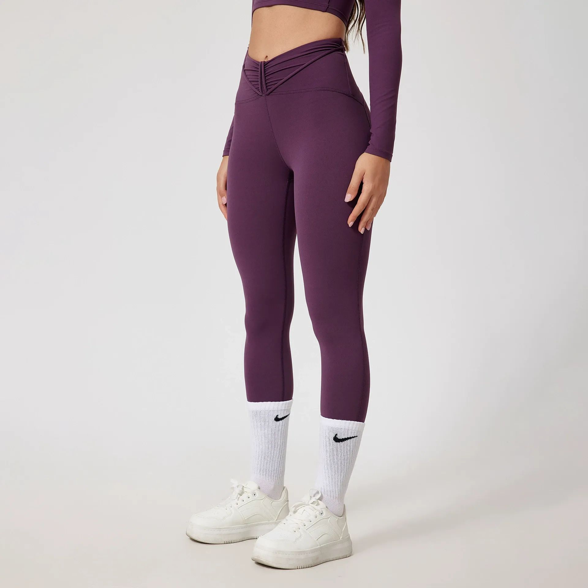 Vibecurve® Sexy High Waist Seamless Nude Yoga Pants
