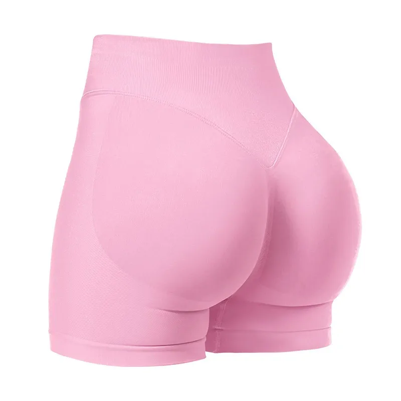 Vibecurve® High Waisted Hip Lift Peach Hip Yoga Shorts
