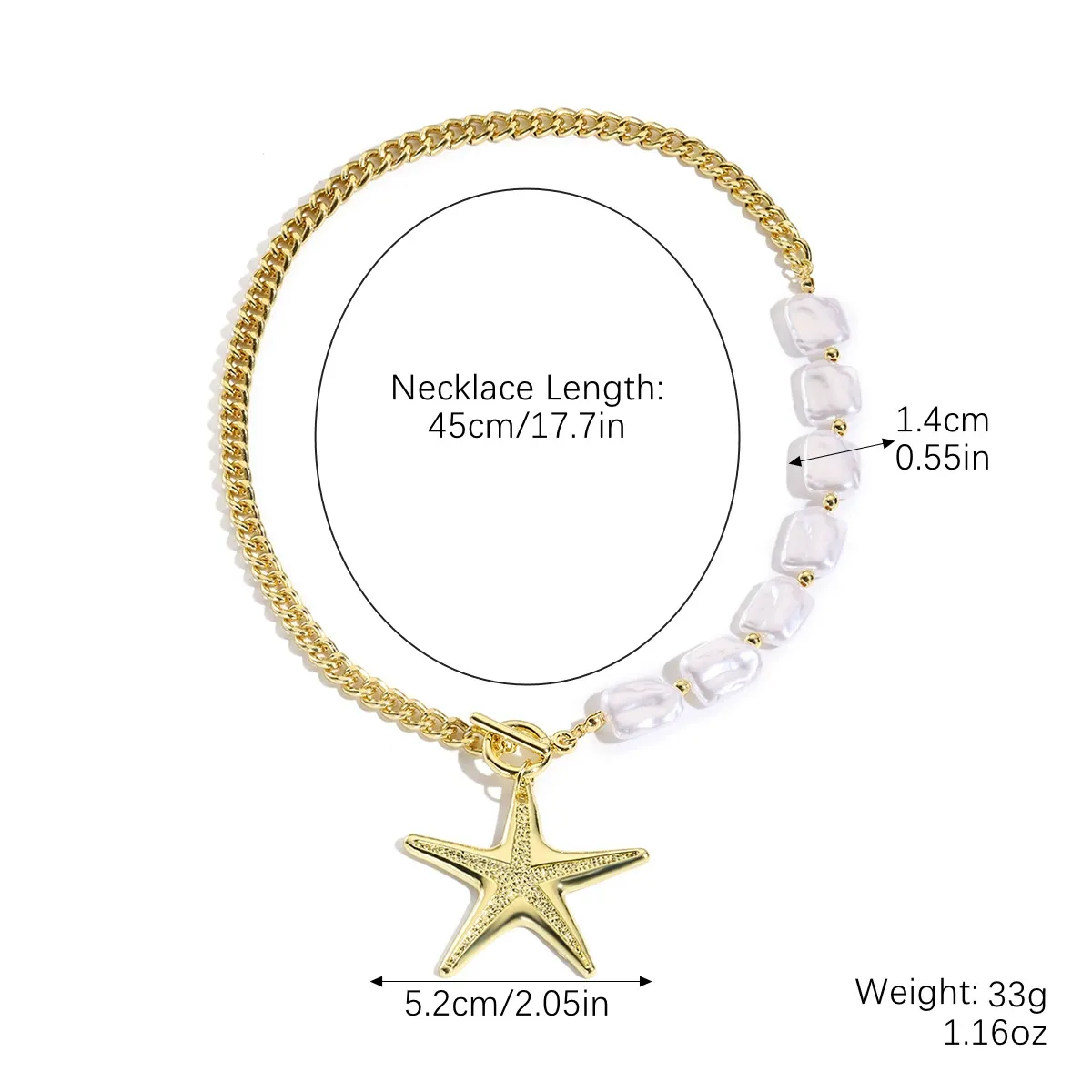 Vibecurve® Ocean Style Shell Necklace