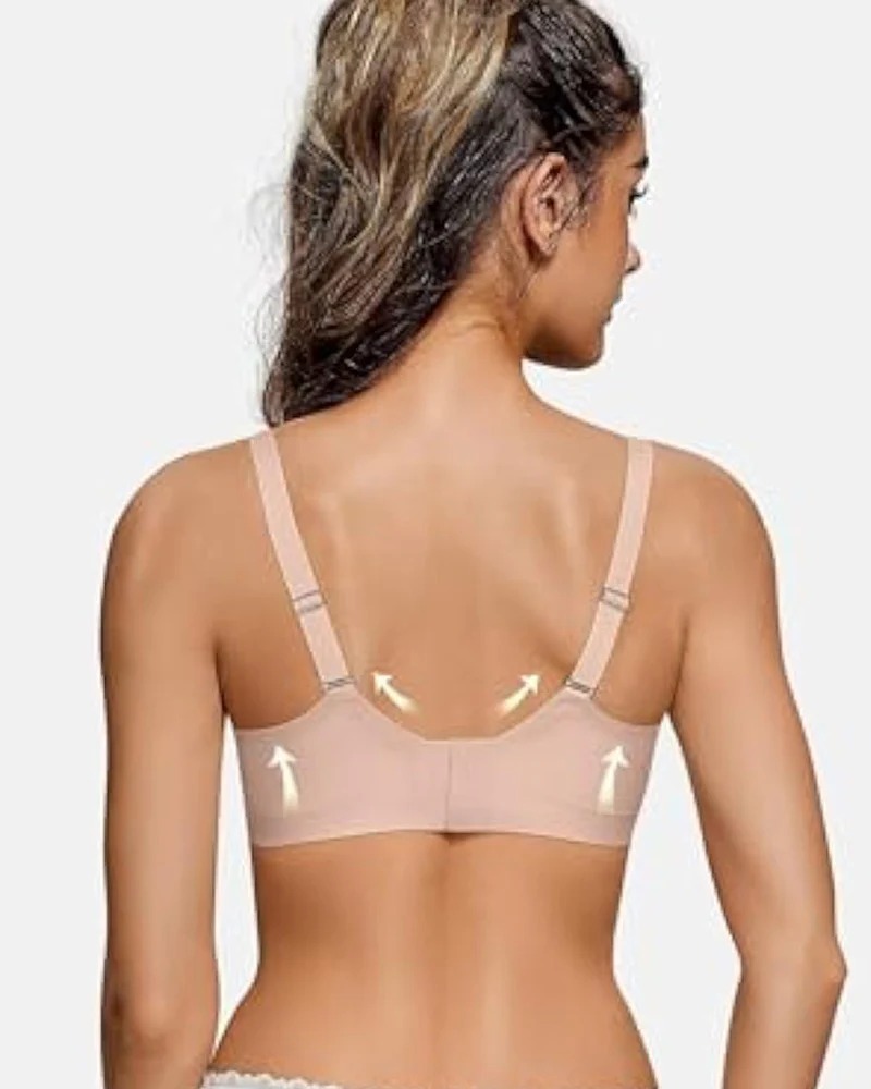Vibecurve® Seamless Soft Comfort Wireless Mesh Bra