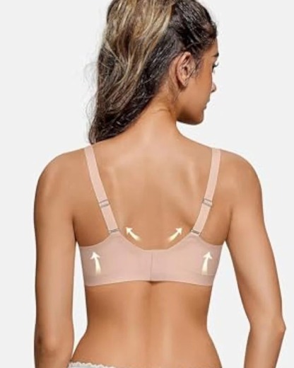 Vibecurve® Seamless Soft Comfort Wireless Mesh Bra