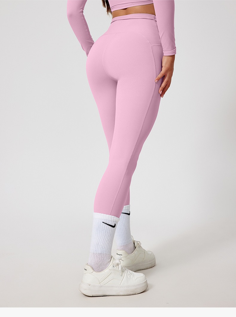 Vibecurve® Sexy High Waist Seamless Nude Yoga Pants