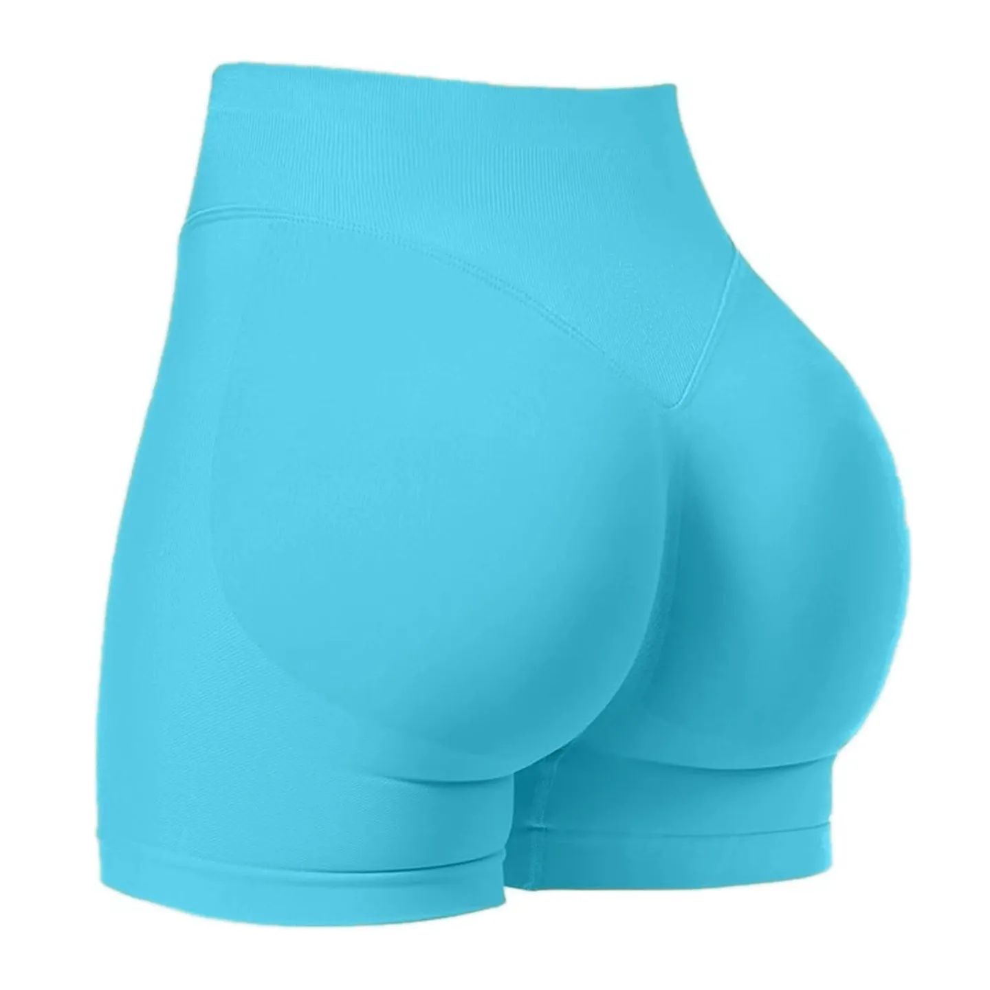 Vibecurve® High Waisted Hip Lift Peach Hip Yoga Shorts