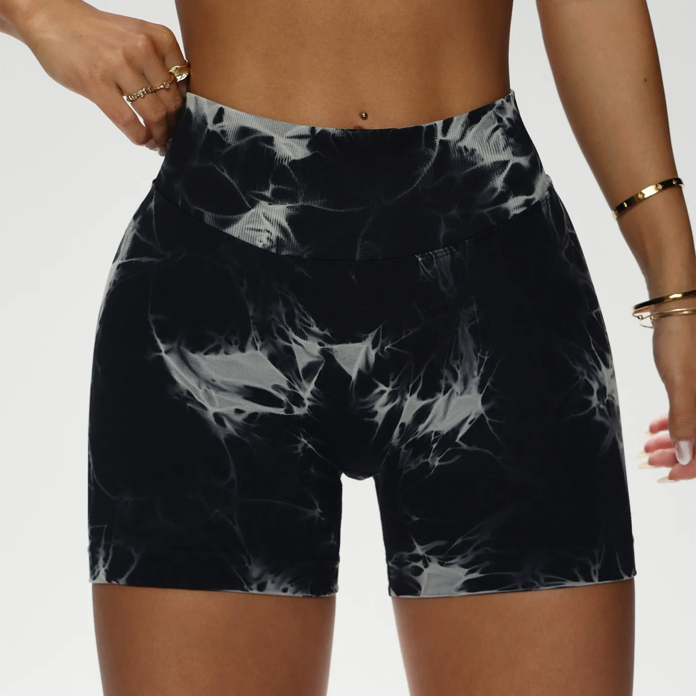 Vibecurve® High Waisted Hip Lift Peach Hip Yoga Shorts