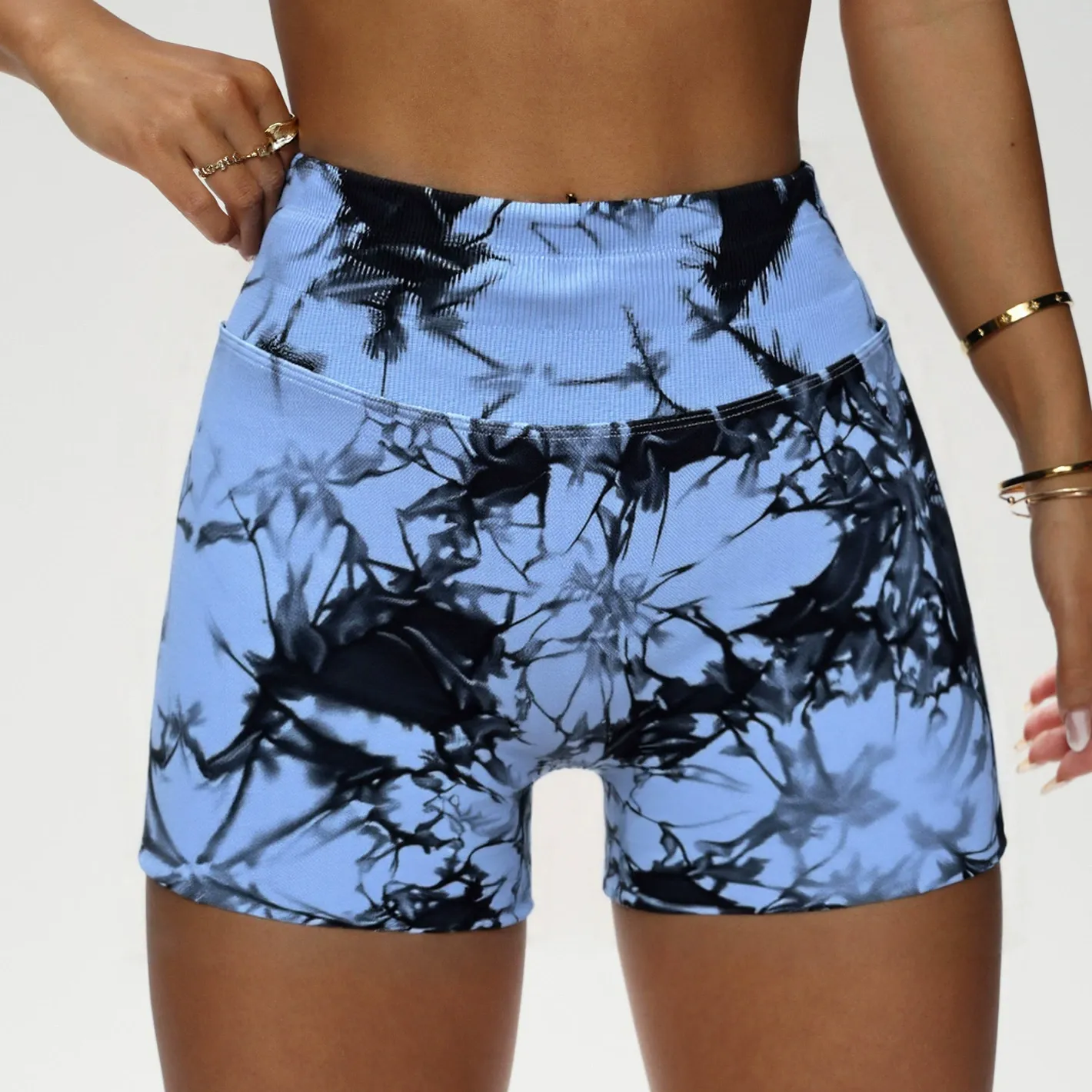 Vibecurve® High Waisted Hip Lift Peach Hip Yoga Shorts