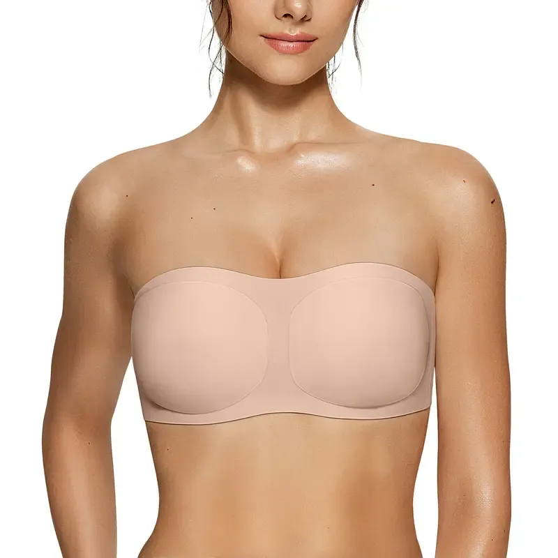 Vibecurve®Women's Solid Color Strapless Seamless Bra