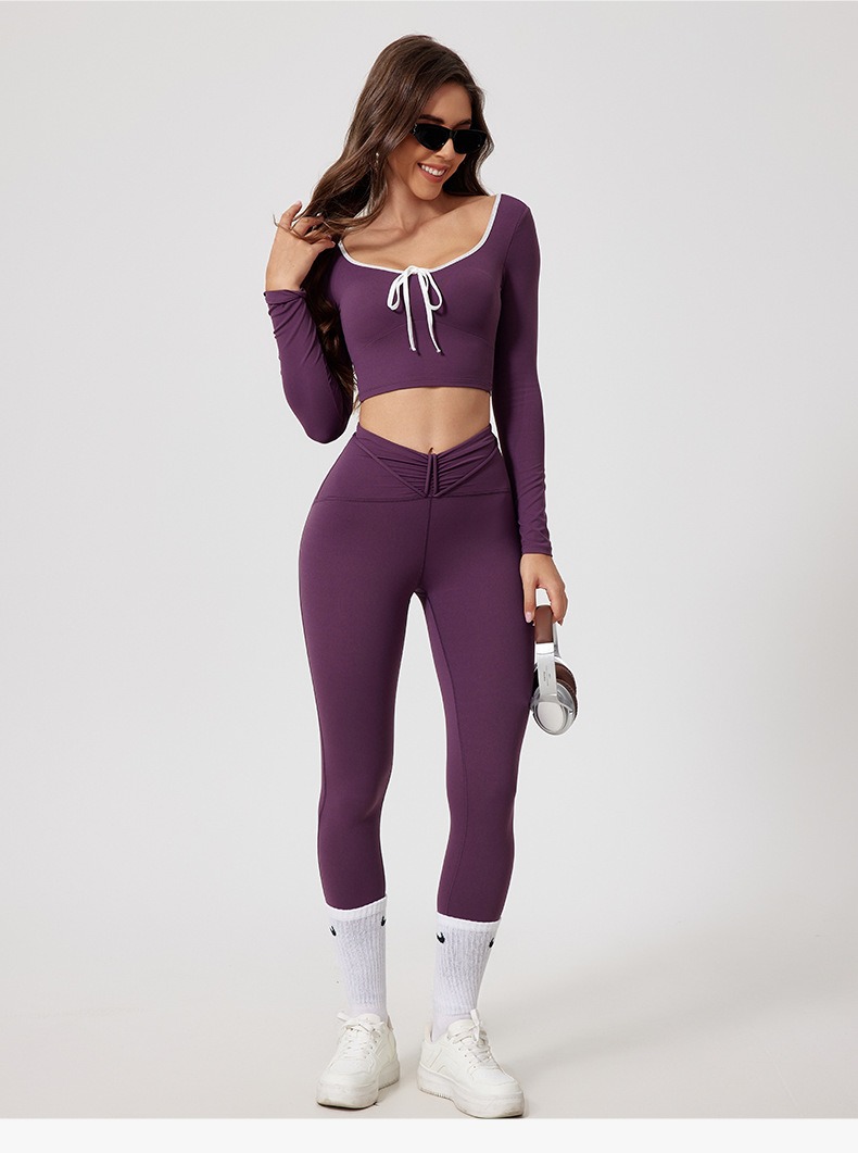 Vibecurve® Sexy High Waist Seamless Nude Yoga Pants