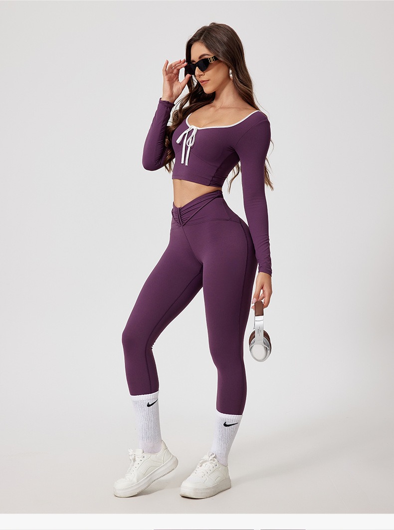 Vibecurve® Sexy High Waist Seamless Nude Yoga Pants