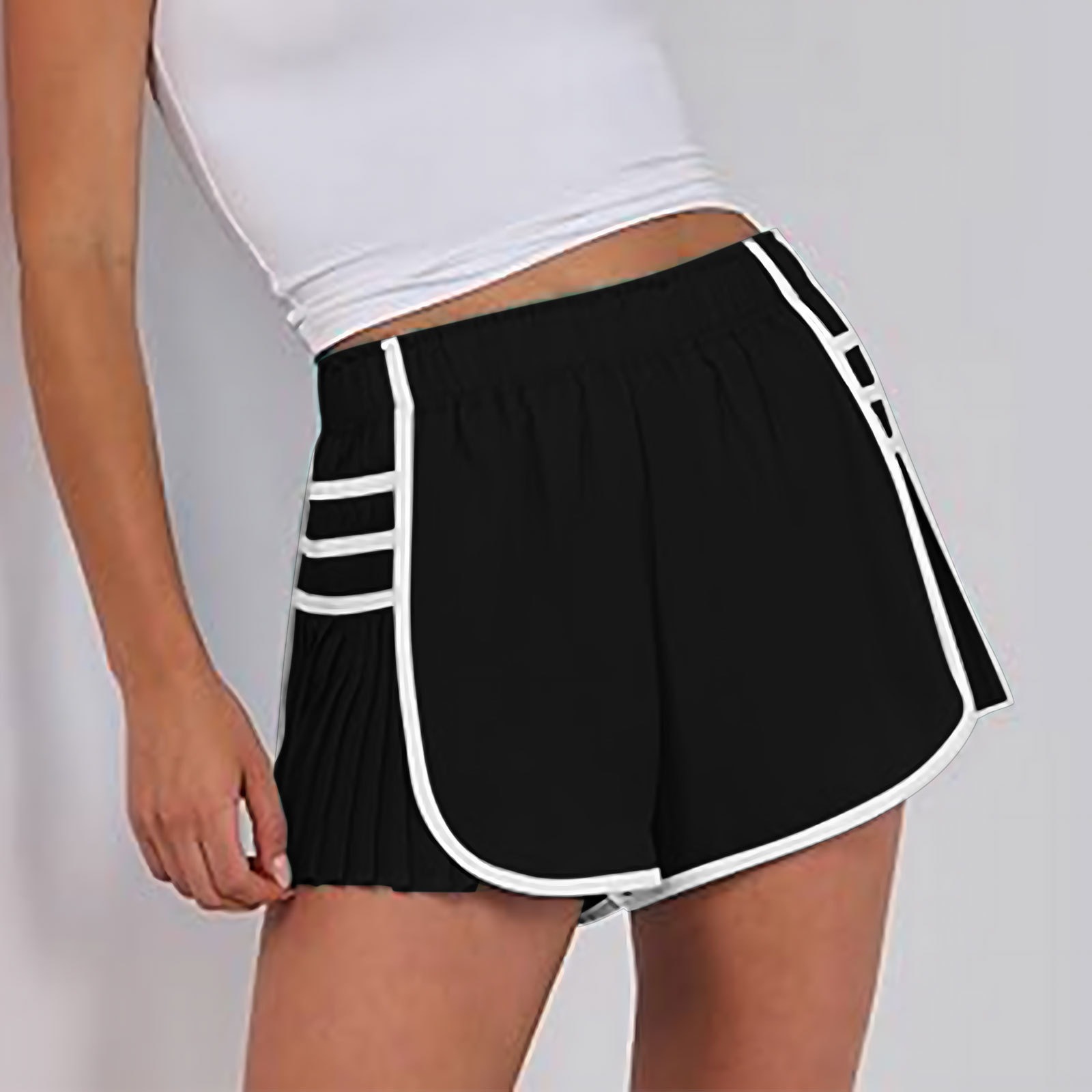 Vibecurve®Sports Quick-Drying Pleated Gym Shorts
