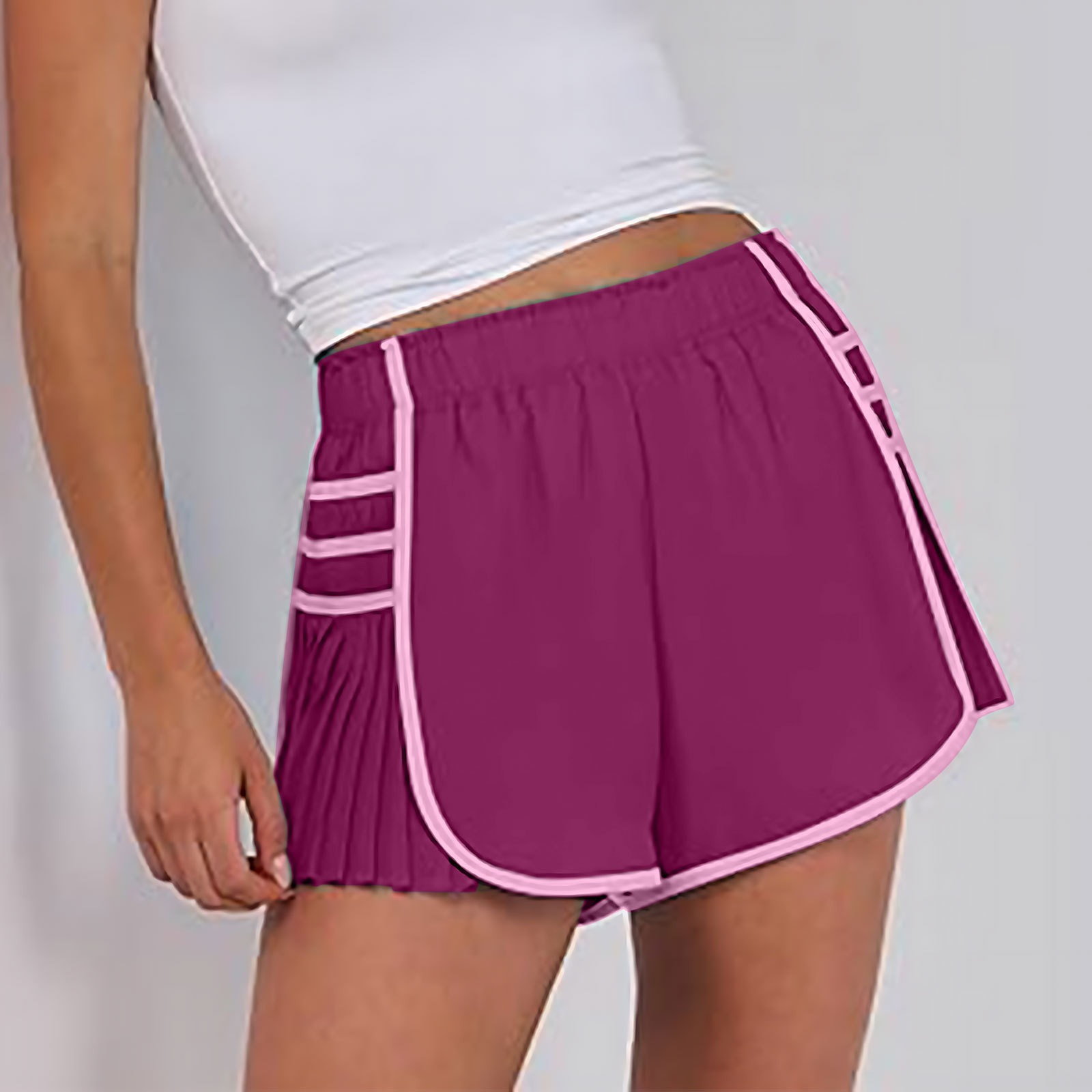 Vibecurve®Sports Quick-Drying Pleated Gym Shorts