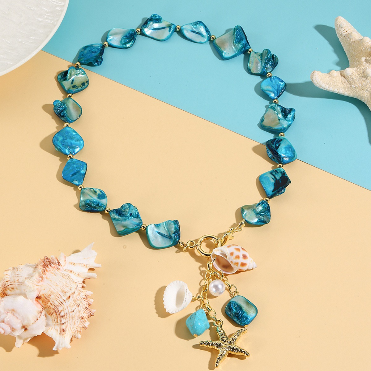 Vibecurve® Ocean Style Shell Necklace