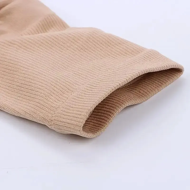 Vibecurve® Solid Color Zip-Up Knee-High Sports Socks