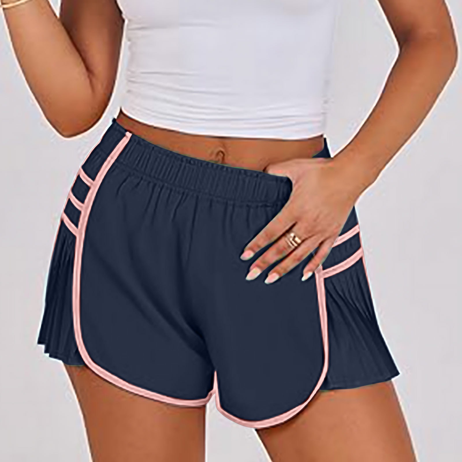 Vibecurve®Sports Quick-Drying Pleated Gym Shorts
