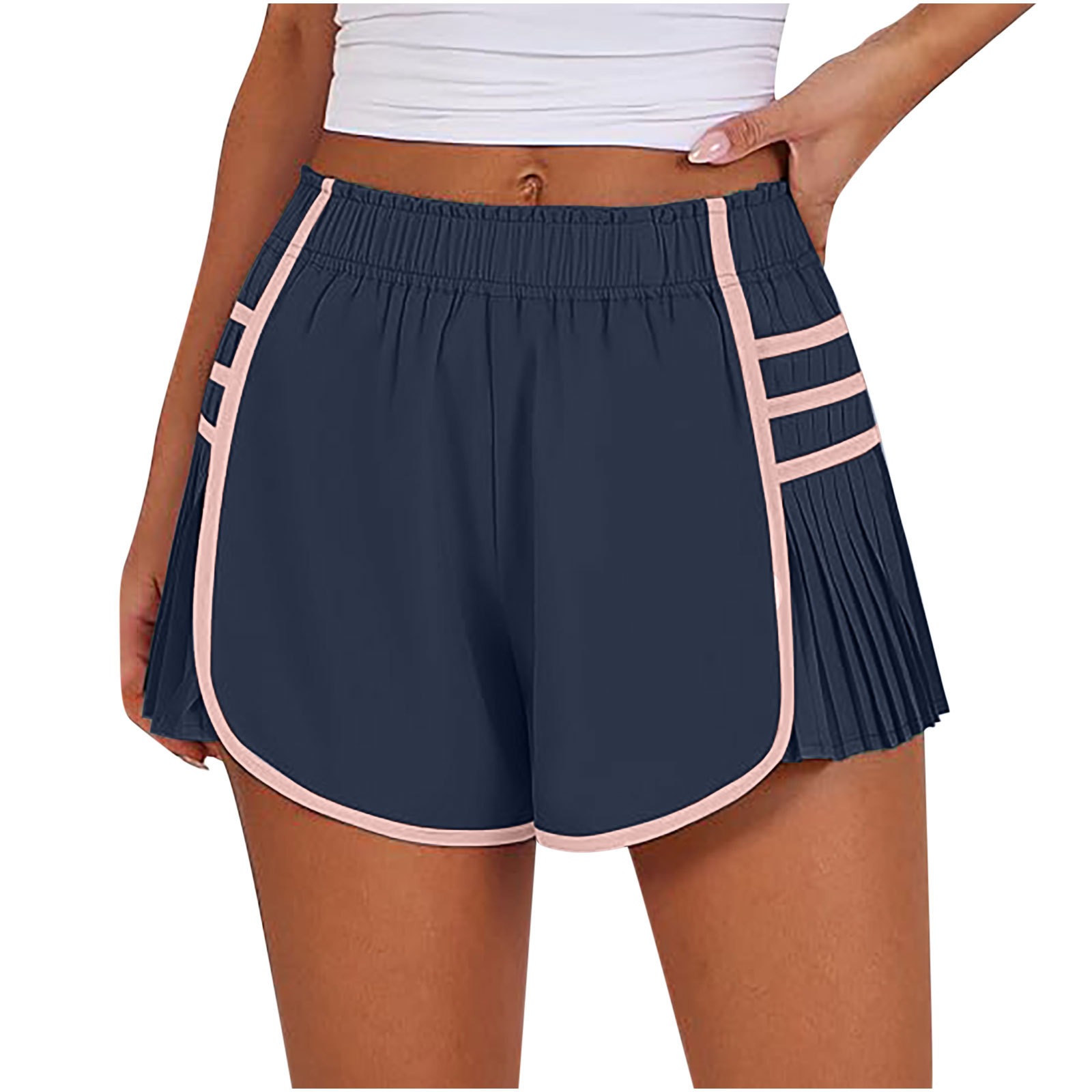 Vibecurve®Sports Quick-Drying Pleated Gym Shorts