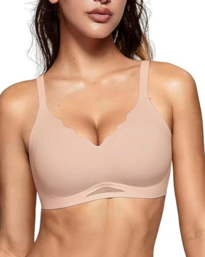 Vibecurve® Seamless Soft Comfort Wireless Mesh Bra