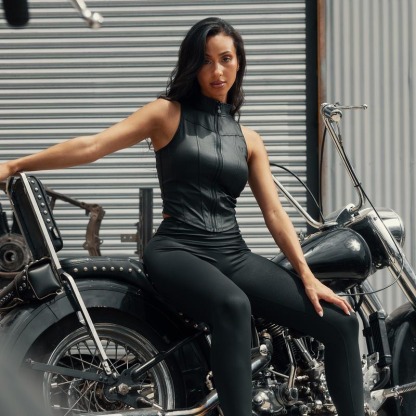 Vibecurve® Women’s Faux Leather Cargo Leggings