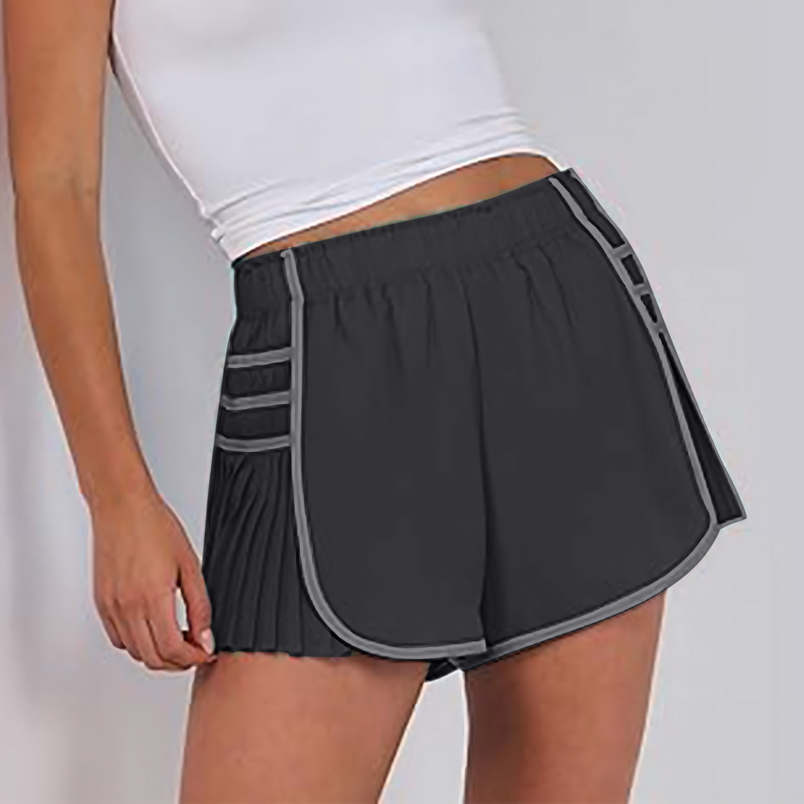 Vibecurve®Sports Quick-Drying Pleated Gym Shorts