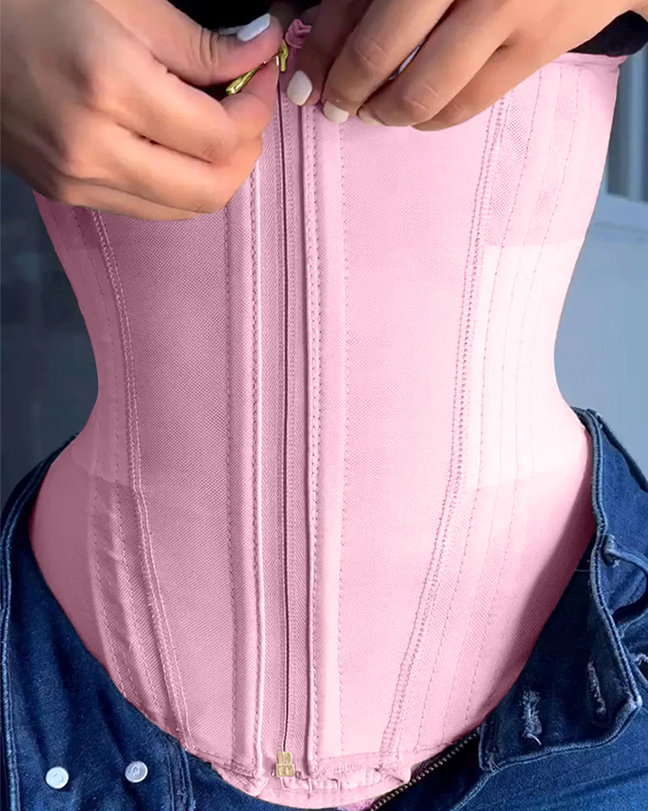 Vibecurve® Zip & Breasted Body Shaper Tank Top Waist Trainer